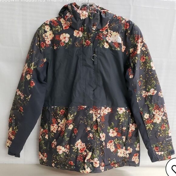 Girls The North Face Floral Freedom Extreme Insulated Jacket- Size XL - Picture 1 of 5